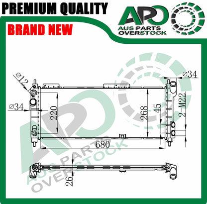 Radiator For HOLDEN BARINA SB & COMBO VAN 4/1994-2/2001