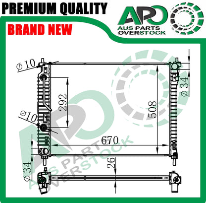 Radiator For HOLDEN CAPTIVA CG Petrol Auto Manual 11/2006-On