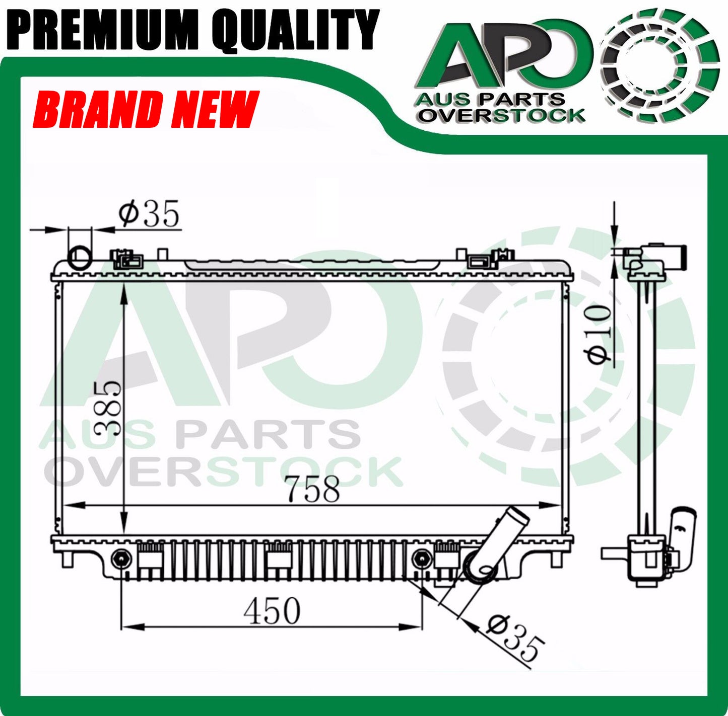 Radiator For HOLDEN COMMODORE BERLINA CALIAIS HSV VE Series 1 2006-2009