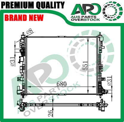 Radiator For HOLDEN EQUINOX EQ 1.5T 2.0T Auto Manual 2017-2021