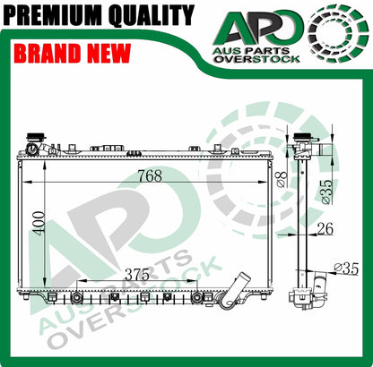 Radiator HOLDEN COMMODORE VE Series 2 / VF 6.0L V8 2/2010-