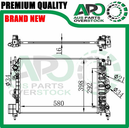 Radiator For HOLDEN Barina TM 1.6L 4Cyl Auto Manual 2011-On
