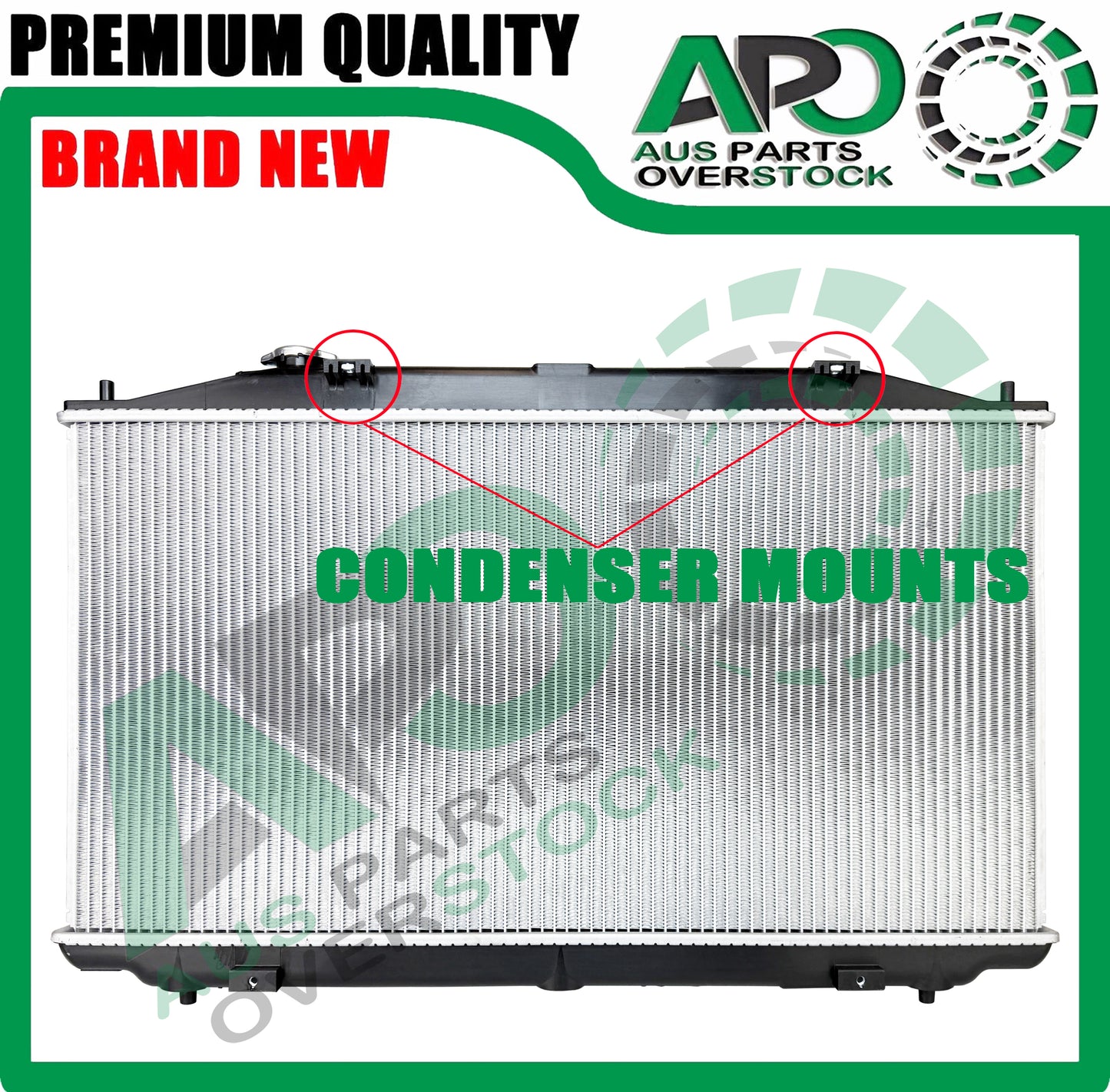 Radiator For HONDA ACCORD CP 2.4L 02/2008-On 8th GENERATION EURO CU