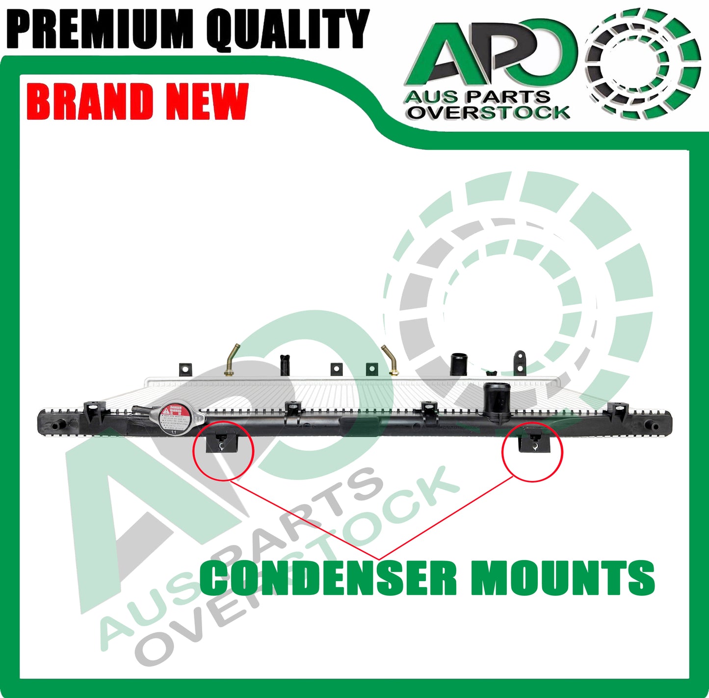 Radiator For HONDA ACCORD CP 2.4L 02/2008-On 8th GENERATION EURO CU