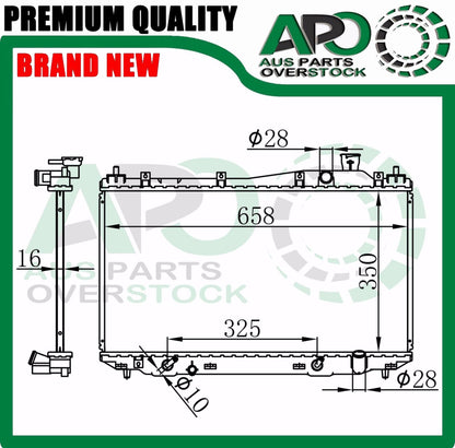 Radiator For HONDA Civic ES EU Auto Manual 10/2000-2006