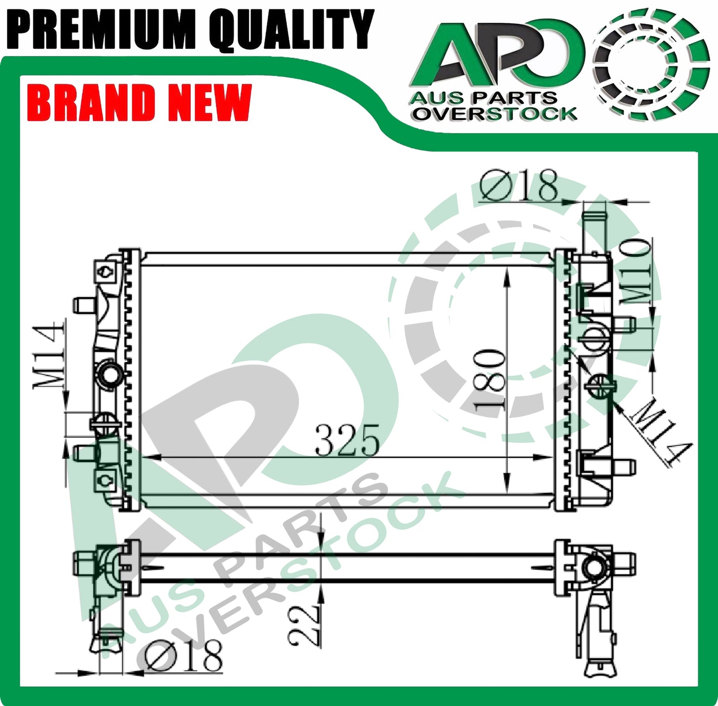 Inverter Cooler/Radiator For HONDA ACCORD 9th GEN IX 2.0L Hybrid 2013-2018