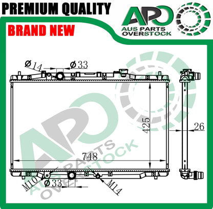 Radiator For HONDA CR-V RM 2.2L Diesel Auto Manual 2/2012-2017