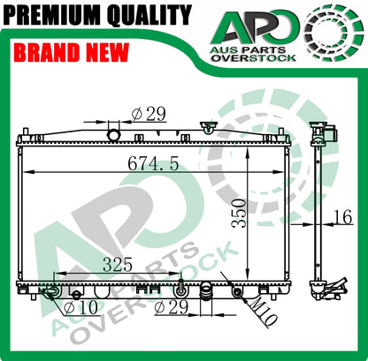 Radiator For HONDA CR-V ZF 1.5L Hybrid Petrol Auto Manual 2010-On