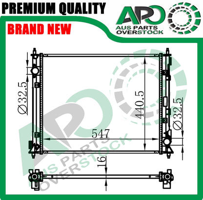Radiator For HONDA CIVIC FC6 FK5 10th Generation 1.8L R18Z1 9/2016-On