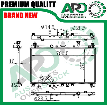 Radiator For HONDA FIT / JAZZ GR GS 1.5L Hybrid Petrol 2020-On