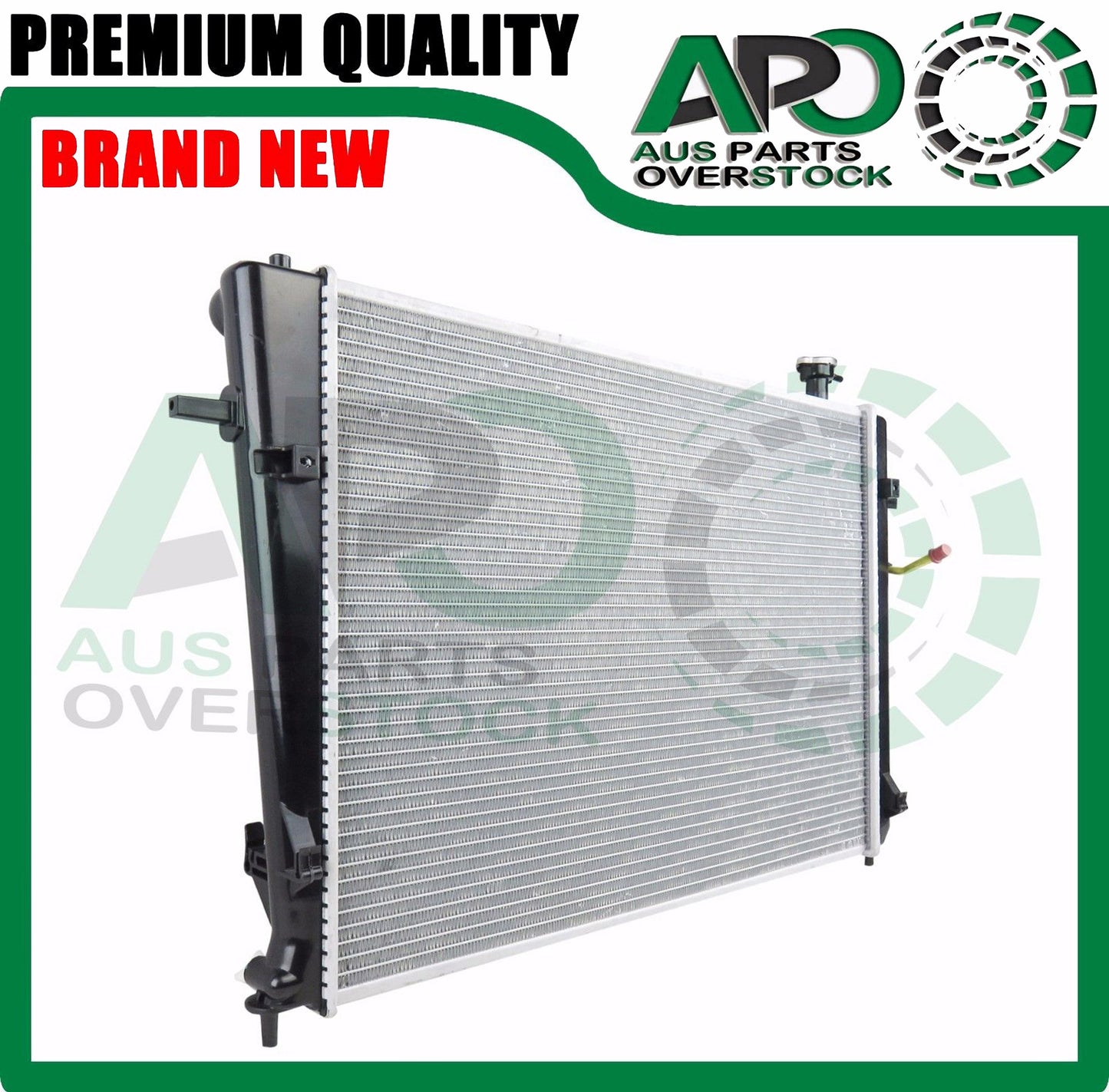 Radiator For KIA Sportage KM 2005-2010 Big Mounts Free Cap