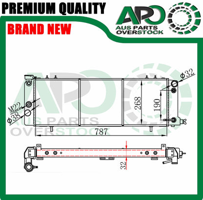 Radiator For JEEP CHEROKEE XJ Auto Manual 4/1994-9/2001