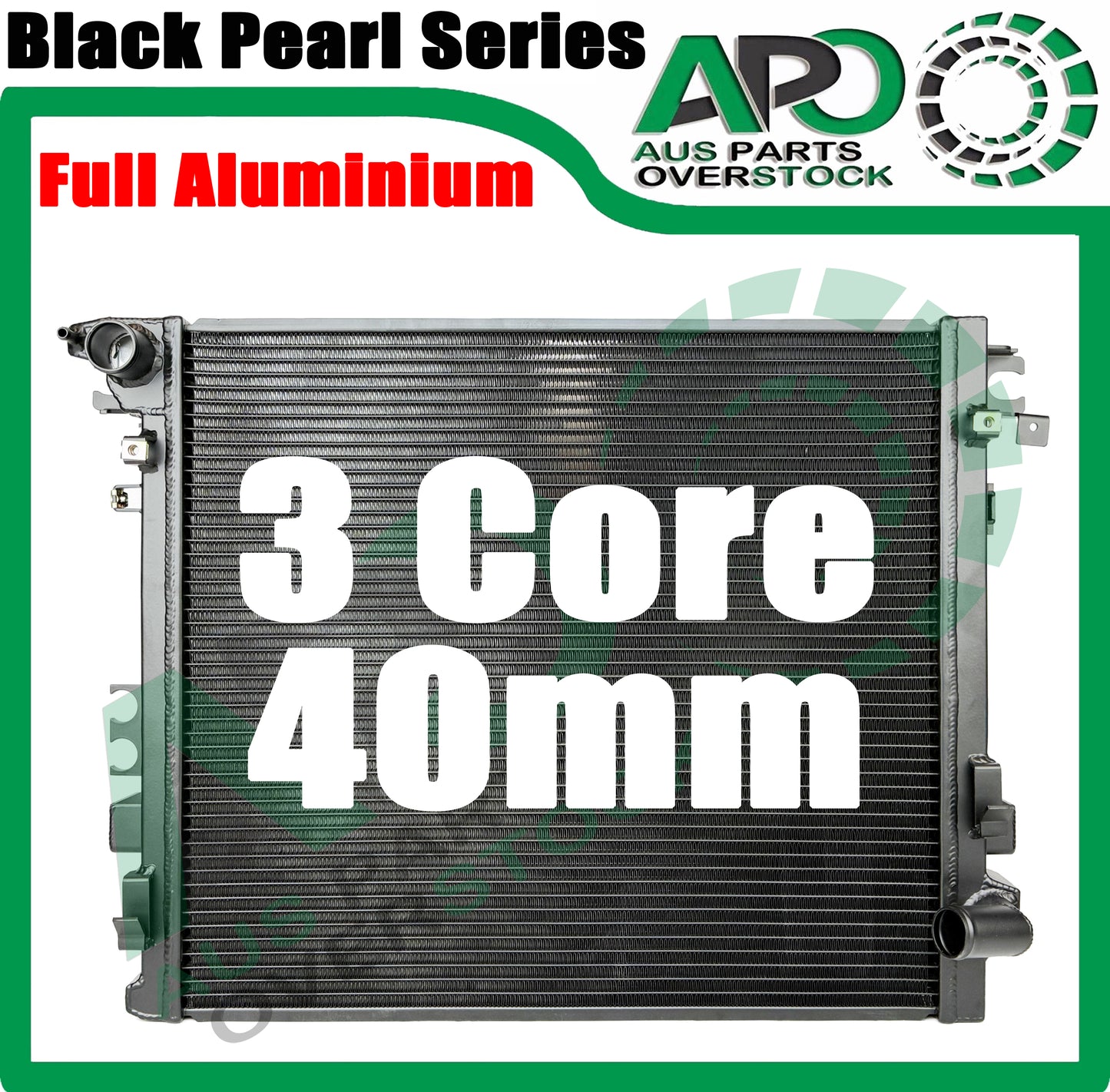 3R Full Aluminum Radiator For JEEP GLADIATOR JT 3.6L Petrol Auto Manual 2019-On