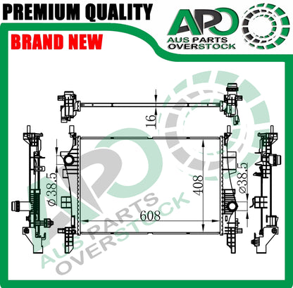 Radiator For JEEP COMPASS 2.0L M6 Turbo Diesel 2017-On