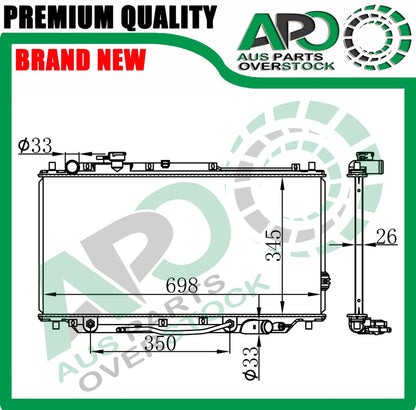 Radiator For KIA Carens/ Shuma 00-01/ Spectra 01-03/ Mentor 98-00