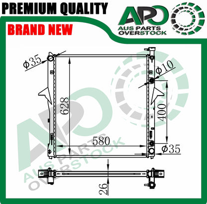 Radiator For KIA Sorento BL V6 Petrol 3.8L 2006-On Auto Manual
