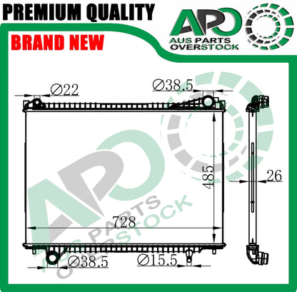 Radiator LAND ROVER RANGE ROVER Velar L560 3.0L 5.0L Petrol / 3.0 Diesel 2017-On