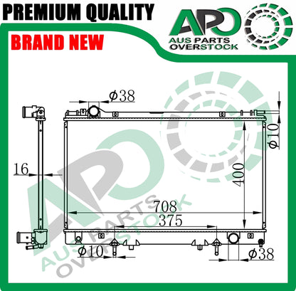 Radiator For LEXUS LS400 UCF20R 4.0L Auto Manual 10/1994-11/2000