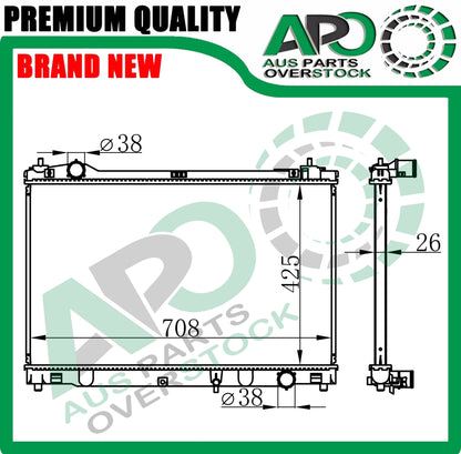 Radiator For LEXUS GRL10R GRL11R GWL10R GS250 2.5L GS350 3.5L 2012-On