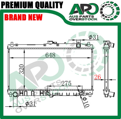 Radiator For MAZDA MX5 NB / MIATA 1.6L 1.8L Auto Manual 1/1998-9/2005
