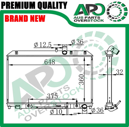 Radiator For MAZDA RX8 FE Series 2 Auto Manual 4/2003-On