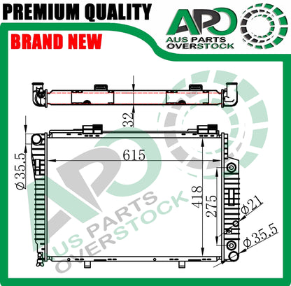 Radiator For MERCEDES SLK CLASS R170 W170 SLK200 SLK230 1996-2004