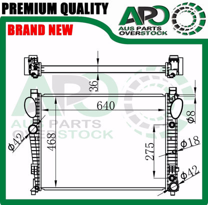 Radiator For MERCEDES SL Class W230 SL350 SL500 SL55 AMG SL600 SL63 SL65 2001-2005