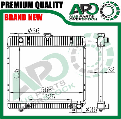 Radiator For Mercedes W126 280SE 280SEL 81-85 W123 230 250 280CE 1976-1980