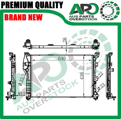 Radiator For MERCEDES GLA CLASS X156 GLA45 AMG 2014-On