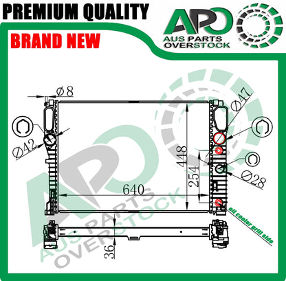 Radiator For MERCEDES E-Class S211 W211 E280 E320 E400 E420 E500 E55 E63 AMG