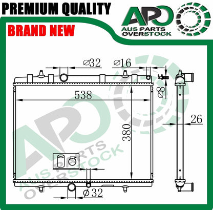 Radiator CITROEN C4 LA LC 1.6L 2.0L Petrol Diesel Auto Manual 2004-On