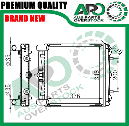 Share Premium Passenger Side Radiator For PORSCH 911 CARRERA GT3 BOXSTER 9/1997-8/2005