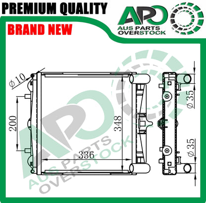 Premium Driver Side Radiator For PORSCH 911 CARRERA GT3 BOXSTER 9/1997-8/2005
