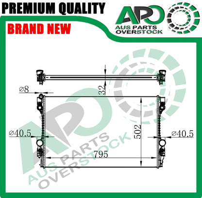 Premium Radiator For PORSCH PANAMERA 970 Petrol & Diesel 9/2009-On