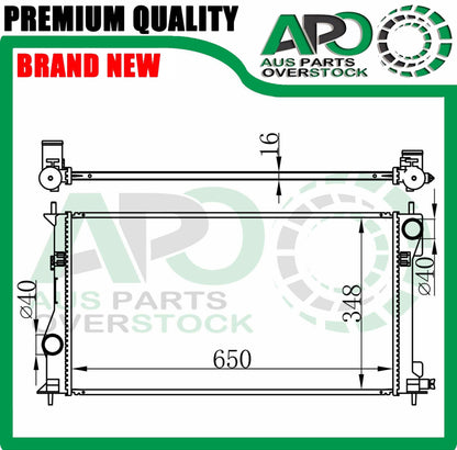 Radiator For TOYOTA 86 GT GTS ZN6 2.0L Auto Manual 2012-On