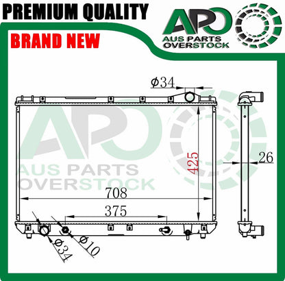 Radiator FOR TOYOTA AVALON MCX10R Auto & Manual 4/2000-6/2005