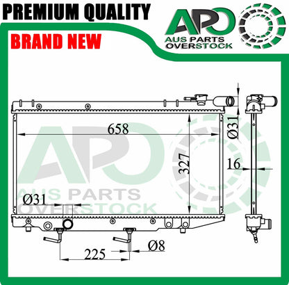 Radiator For TOYOTA COROLLA LEVIN AE92 1.6L 4AGE 1989-1992 Auto Manual