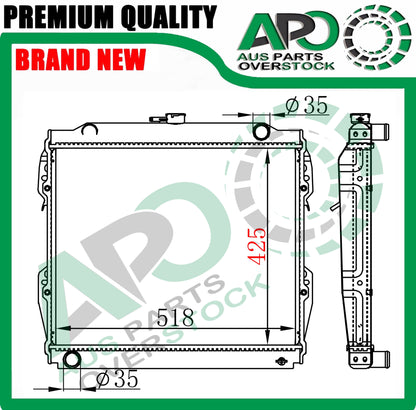 Radiator For Toyota Hilux RN85 YN85 4Cyl Petrol 1983-1997 Manual (425mm)