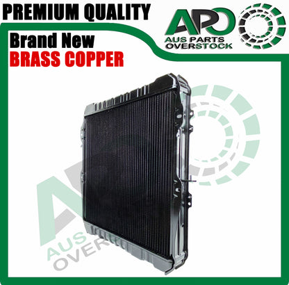 Copper Brass H'Duty RADIATOR FOR Toyota Hilux 88-97 Surf LN130 2.4L Turbo Diesel