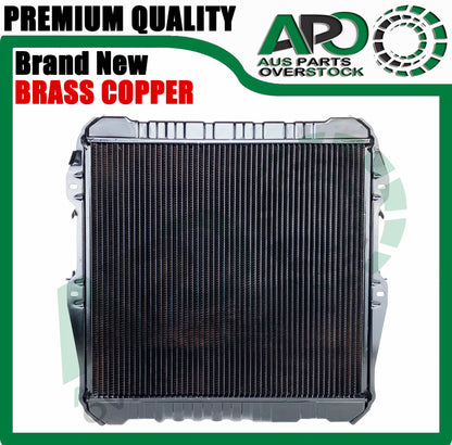 Copper Brass H'Duty RADIATOR FOR Toyota Hilux 88-97 Surf LN130 2.4L Turbo Diesel