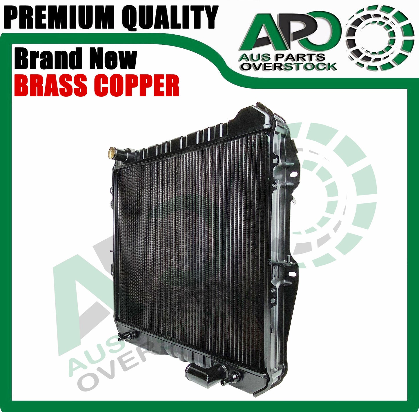 Copper Brass H'Duty RADIATOR FOR Toyota Hilux 88-97 Surf LN130 2.4L Turbo Diesel