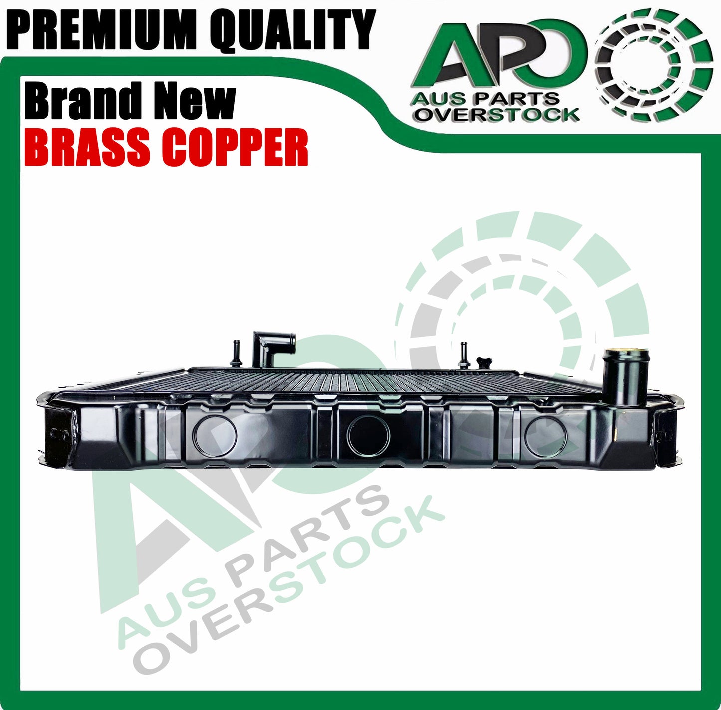 Copper Brass H'Duty RADIATOR FOR Toyota Hilux 88-97 Surf LN130 2.4L Turbo Diesel