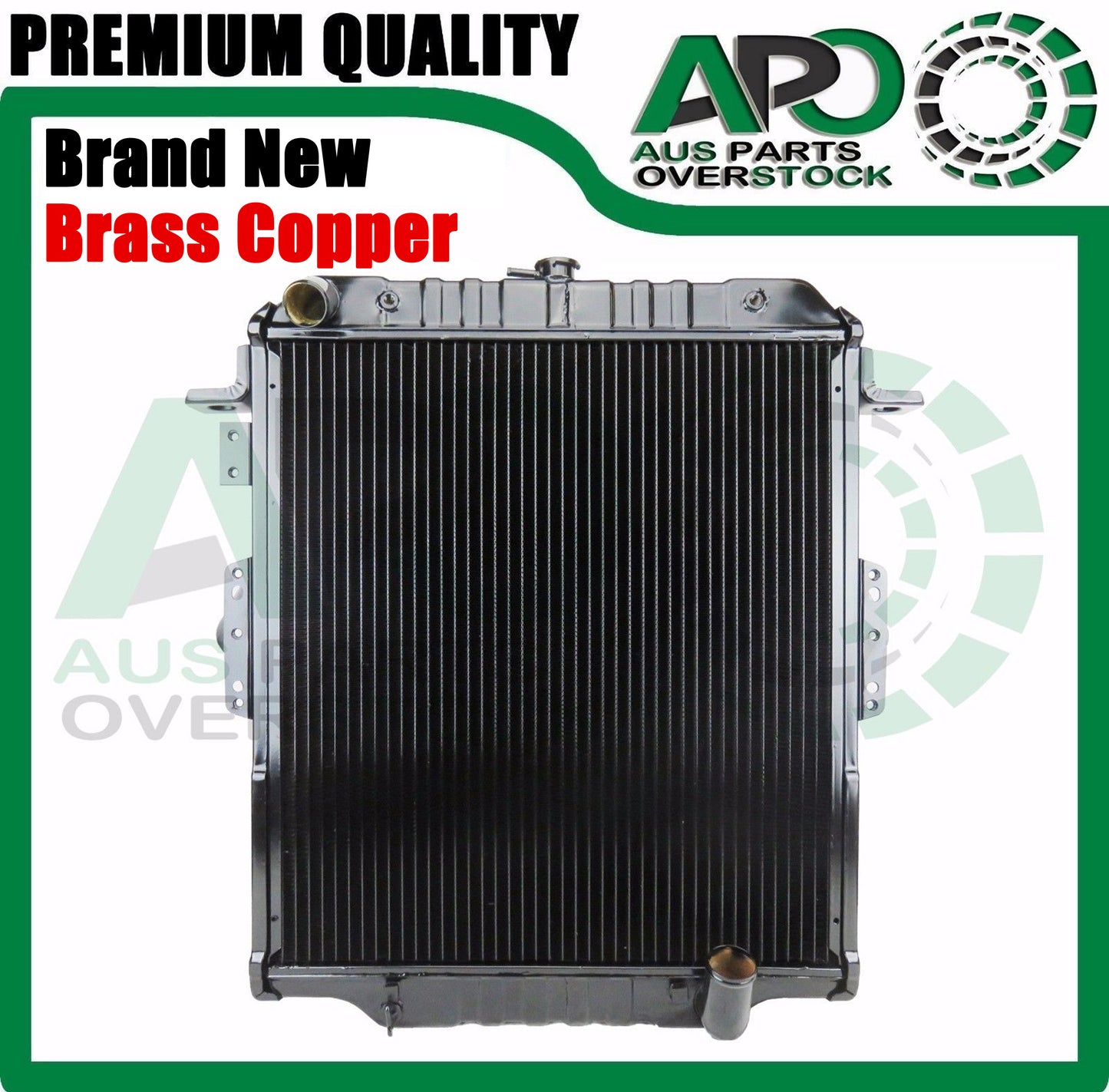 4Row Brass Radiator For Toyota Landcruiser FZJ78 FZJ79 70 Series 1999-2006