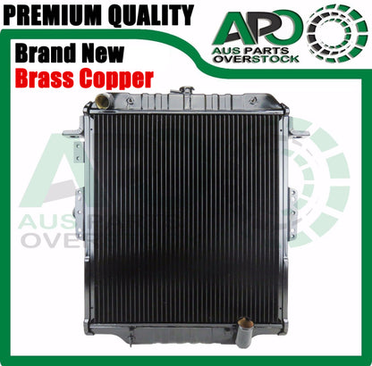 4Row Brass Radiator For Toyota Landcruiser FZJ78 FZJ79 70 Series 1999-2006