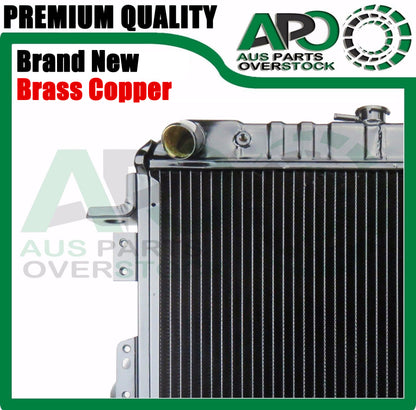 4Row Brass Radiator For Toyota Landcruiser FZJ78 FZJ79 70 Series 1999-2006