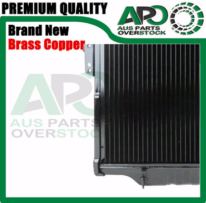 4Row Brass Radiator For Toyota Landcruiser FZJ78 FZJ79 70 Series 1999-2006