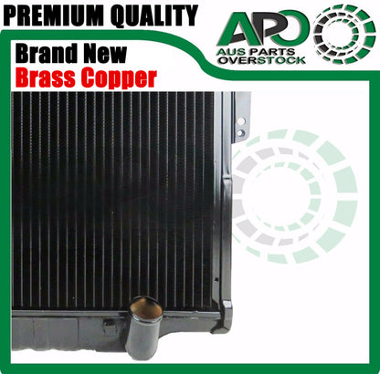 4Row Brass Radiator For Toyota Landcruiser FZJ78 FZJ79 70 Series 1999-2006