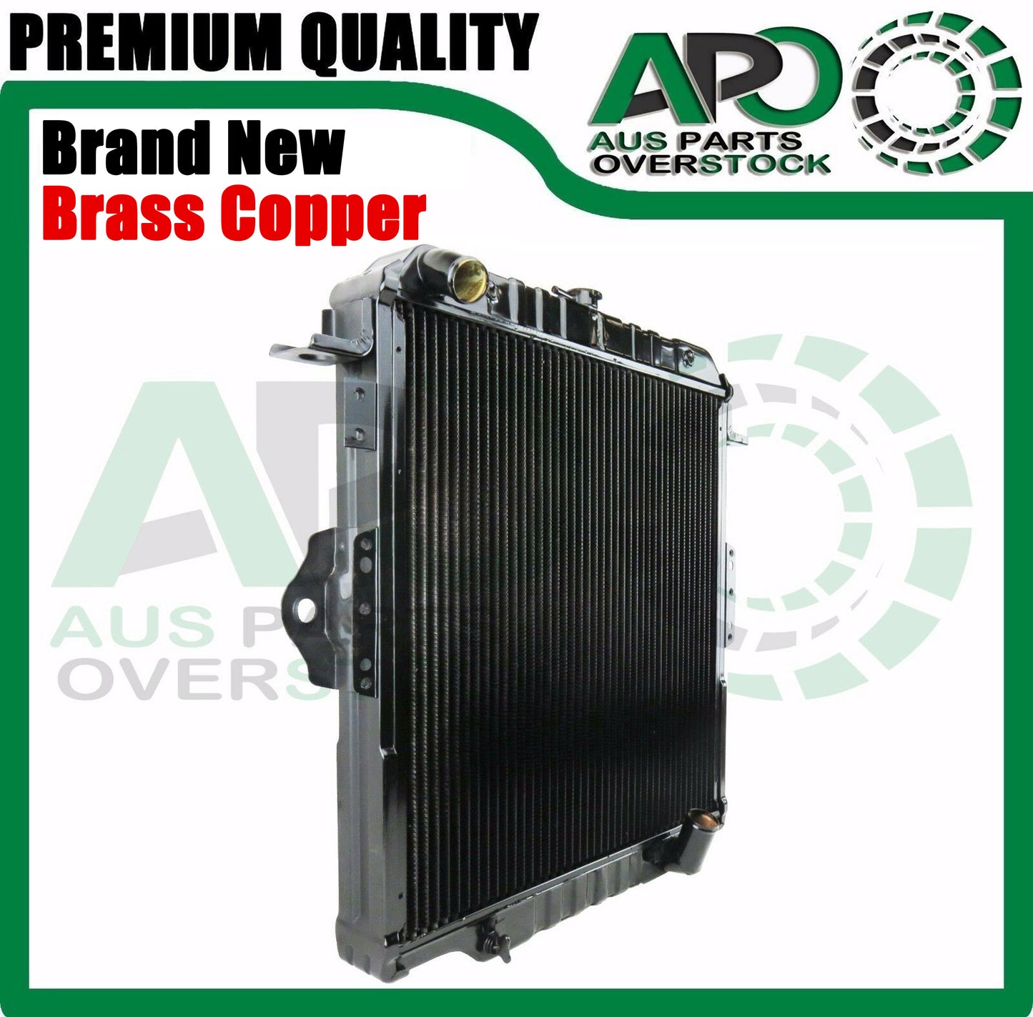 4Row Brass Radiator For Toyota Landcruiser FZJ78 FZJ79 70 Series 1999-2006