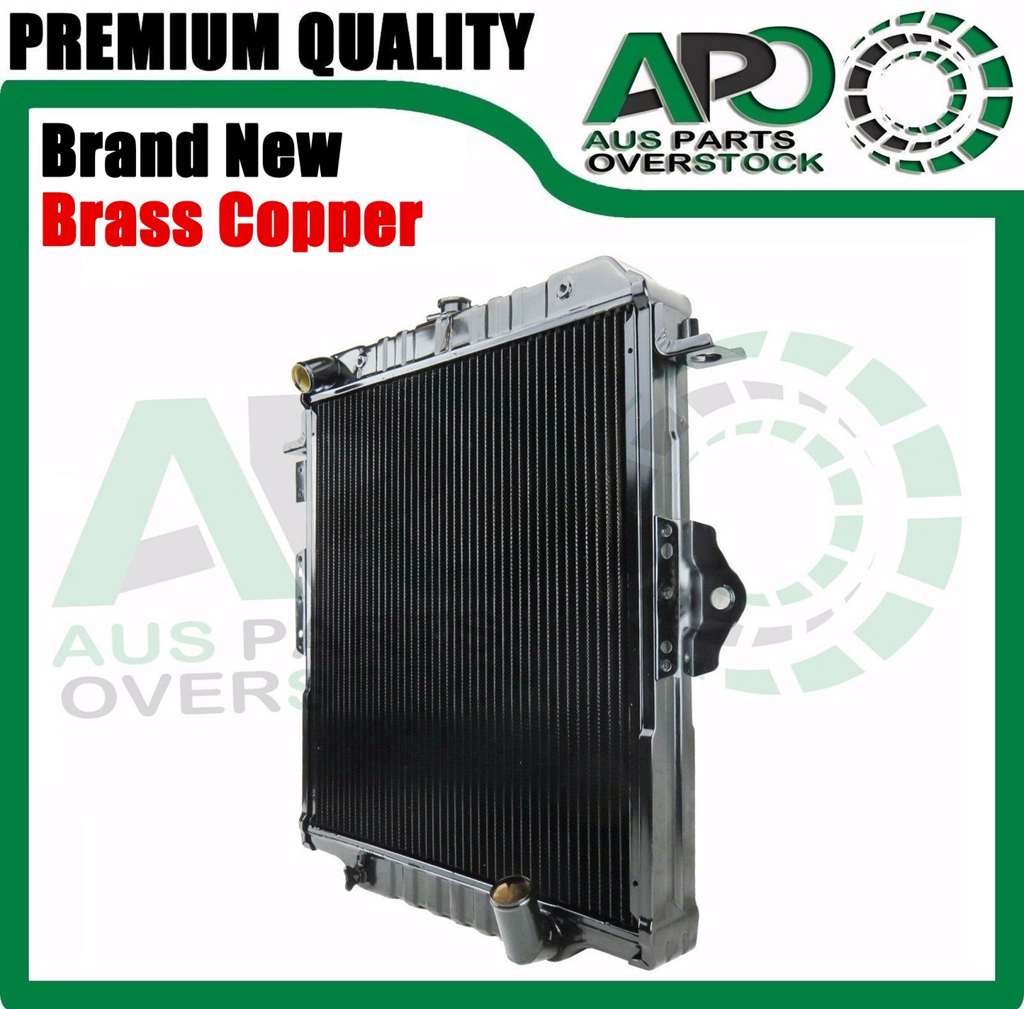 4Row Brass Radiator For Toyota Landcruiser FZJ78 FZJ79 70 Series 1999-2006