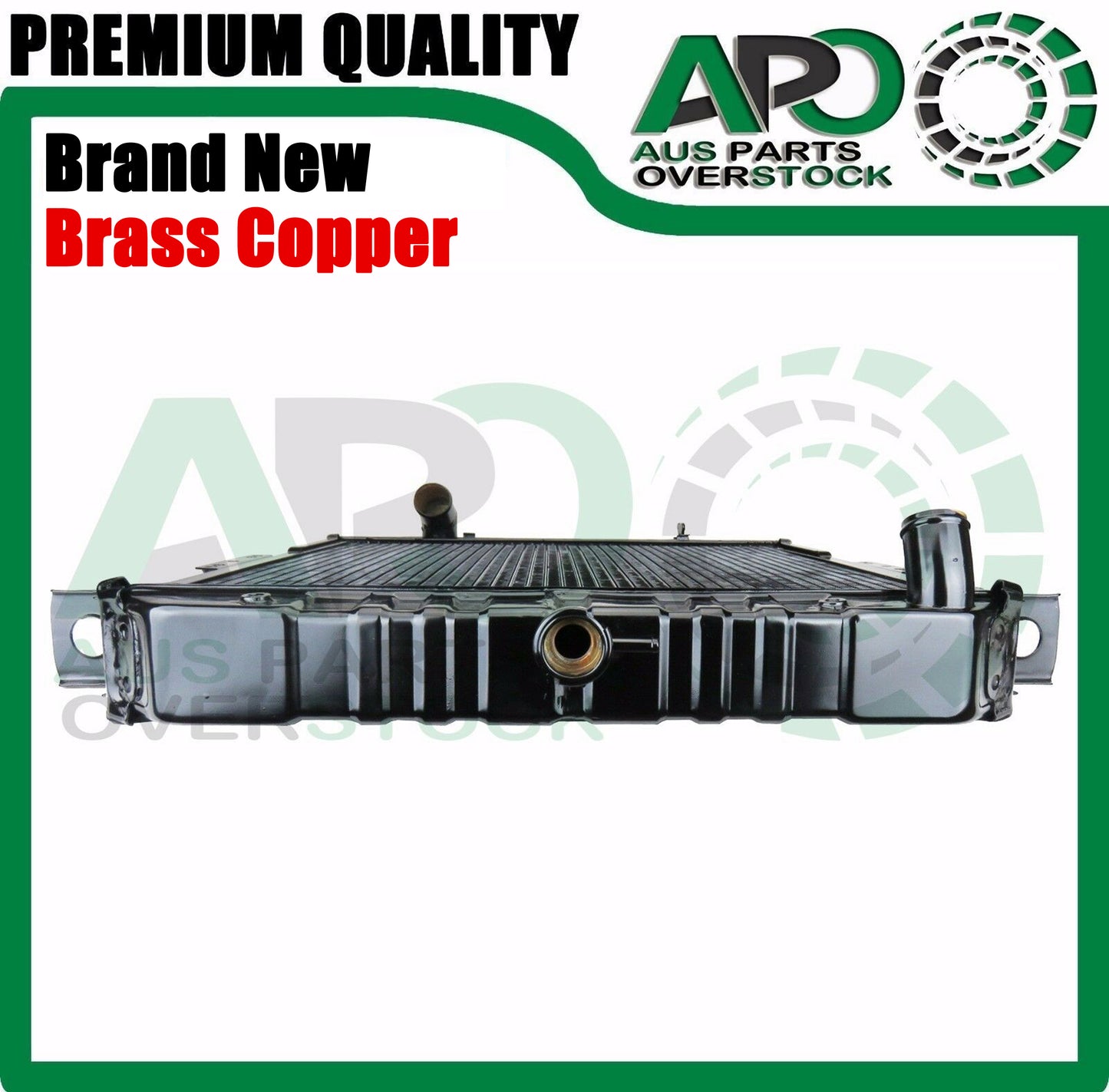 4Row Brass Radiator For Toyota Landcruiser FZJ78 FZJ79 70 Series 1999-2006